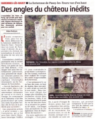 Journal du Centre 16/02/2015 - Des angles du château inédits
