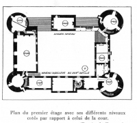 Motte-Josserand Plan 1er étage