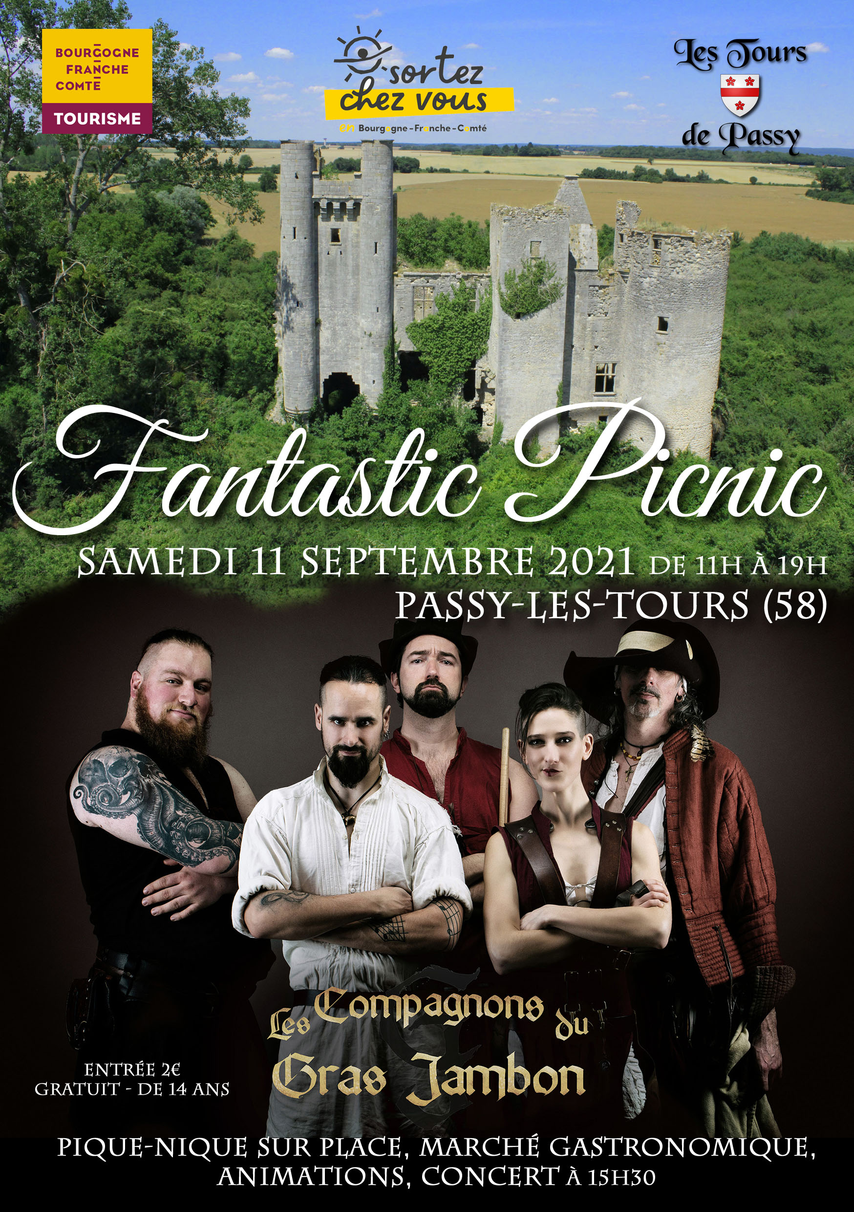 Affiche Fantastic Picnic Passy-les-Tours